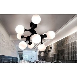 Kunstglasskulelampe