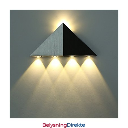 Moderne Trekantet Vegglampe Innendørs Gang Opp-Ned-Vegglampe Spotlight Aluminium Dekorativ Belysning For Studiorestaurant