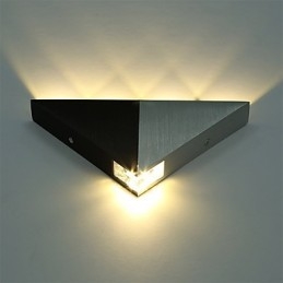 Moderne Trekantet Vegglampe Innendørs Gang Opp-Ned-Vegglampe Spotlight Aluminium Dekorativ Belysning For Studiorestaurant