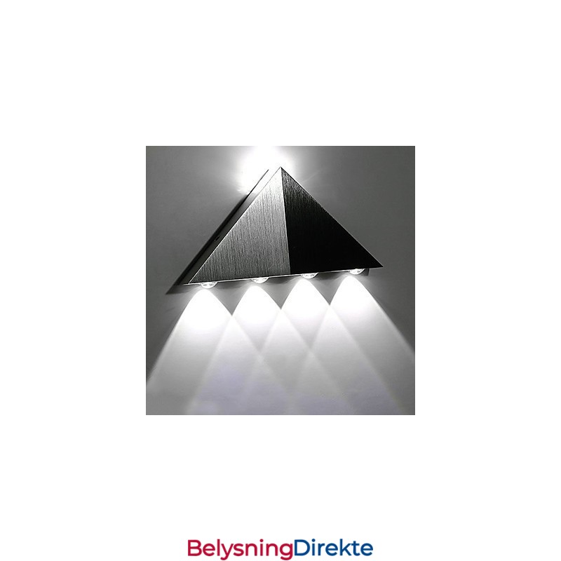 Moderne Trekantet Vegglampe Innendørs Gang Opp-Ned-Vegglampe Spotlight Aluminium Dekorativ Belysning For Studiorestaurant