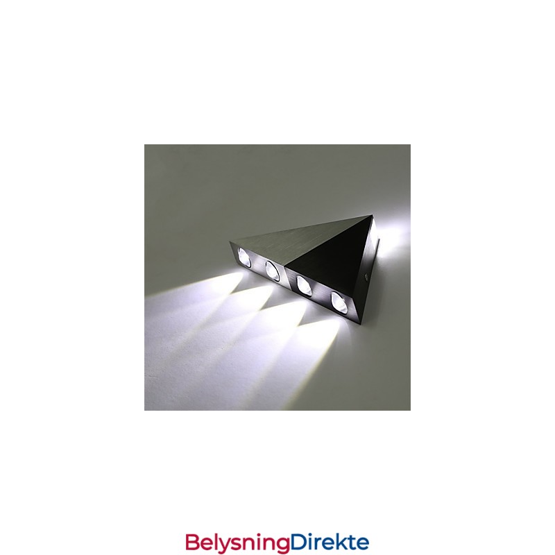 Moderne Trekantet Vegglampe Innendørs Gang Opp-Ned-Vegglampe Spotlight Aluminium Dekorativ Belysning For Studiorestaurant