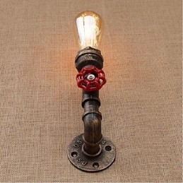 Nostalgi Enkel Vannrør Dekorativ Liten Vegglampe Vegglampe