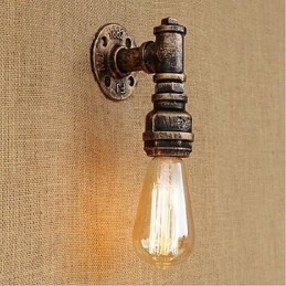 Rustikk Hyttemaling For Omgivelseslys Vegglampe Med Vegglampe
