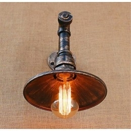 Rustikk Hytte Landlig Antikk Messingfunksjon For Omgivelseslys Vegglampe Vegglampe