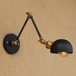 Nostalgisk Kreativ Restaurantbar Vegglampe Med Lang Arm