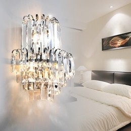 Vegglampetter Krystall Moderne Samtids Glass