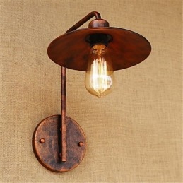 Moderne, Samtidskunstnerisk Rustikk Hyttemaling For Mini-Stil Downlight-Vegglampetter