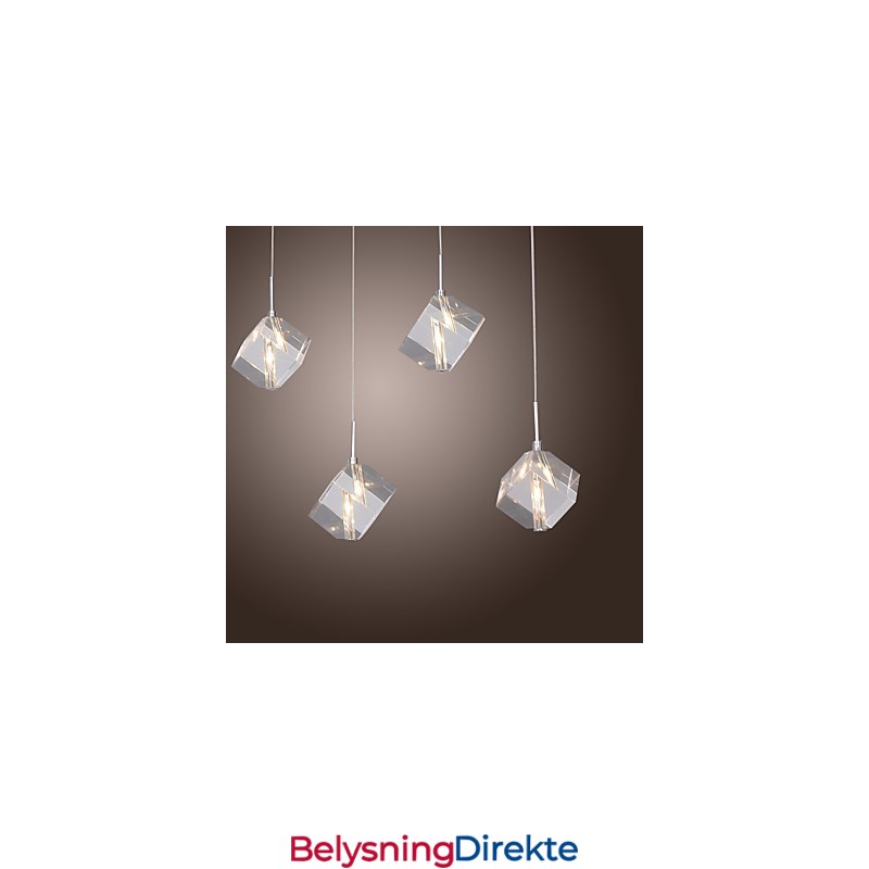 Moderne Og Moderne Pendellampe I Krystallkrom