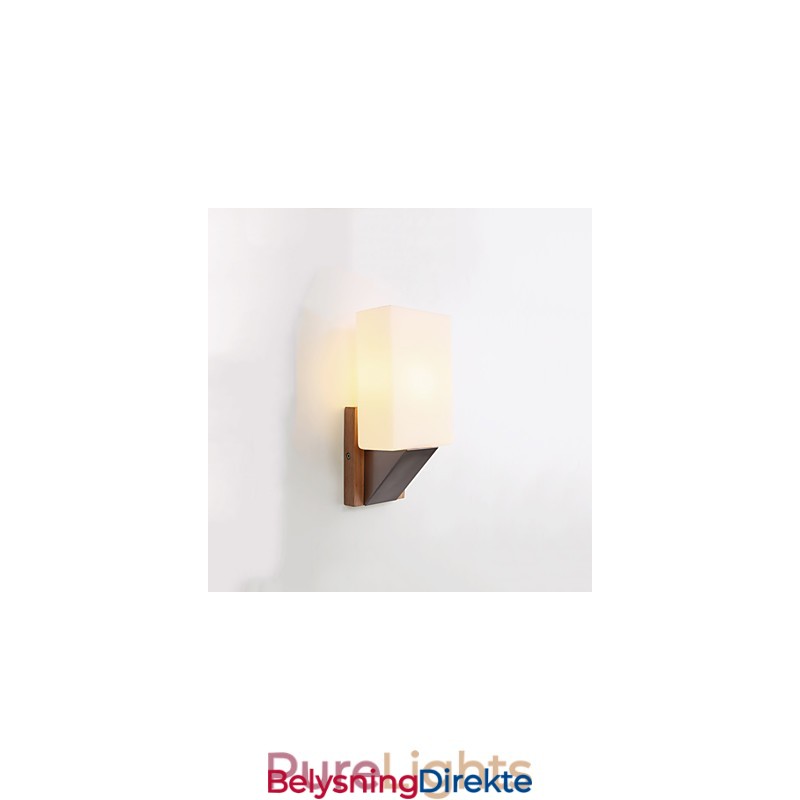 Moderne Samtidsstil Sort Oksidfinish Funksjon For Øyebeskyttelse Omgivelseslys Vegglampe Vegglampe