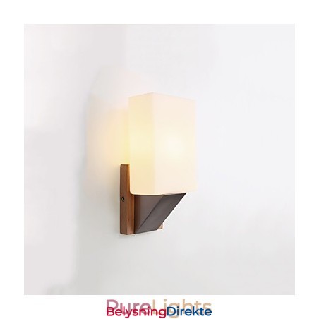 Moderne Samtidsstil Sort Oksidfinish Funksjon For Øyebeskyttelse Omgivelseslys Vegglampe Vegglampe