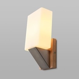 Moderne Samtidsstil Sort Oksidfinish Funksjon For Øyebeskyttelse Omgivelseslys Vegglampe Vegglampe