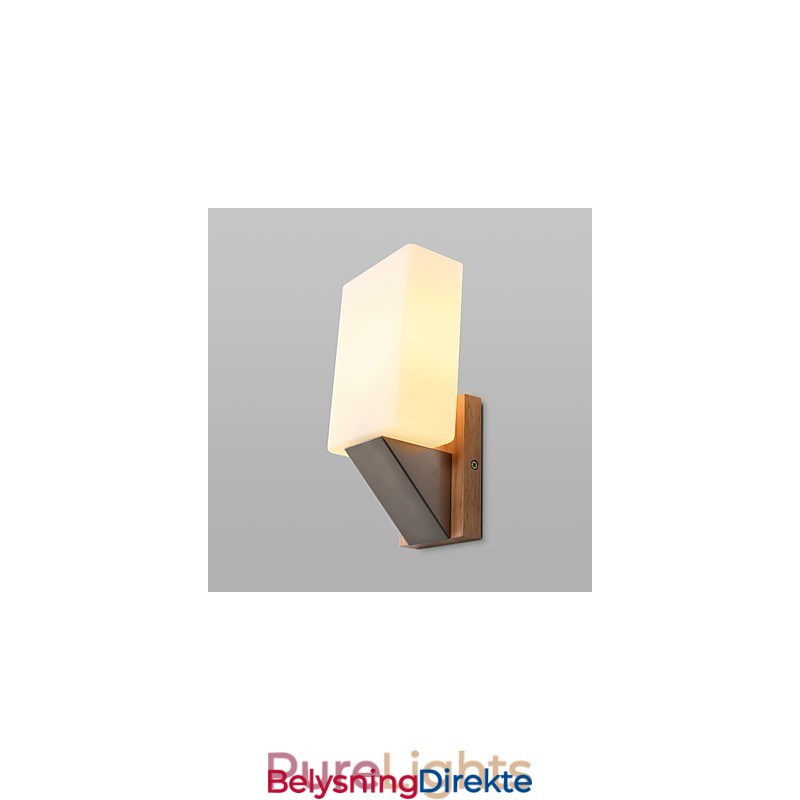Moderne Samtidsstil Sort Oksidfinish Funksjon For Øyebeskyttelse Omgivelseslys Vegglampe Vegglampe