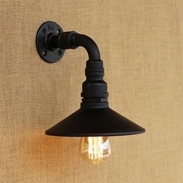 Rustikk Hyttelandlig Retro-Malerifunksjon For Mini-Stil Omgivelseslysvegglampetter