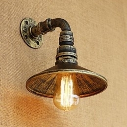 Rustikk Hyttelandlig Retro-Malerifunksjon For Mini-Stil Omgivelseslysvegglampetter