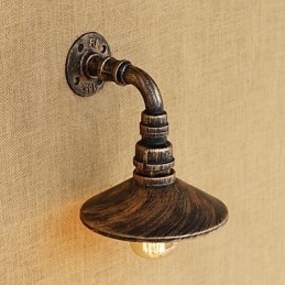 Rustikk Hyttelandlig Retro-Malerifunksjon For Mini-Stil Omgivelseslysvegglampetter