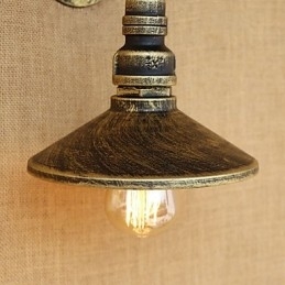 Rustikk Hyttelandlig Retro-Malerifunksjon For Mini-Stil Omgivelseslysvegglampetter