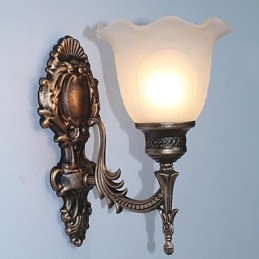 Europeisk Stil Retro Vegglampe Hotell Korridorlampe Korridorlampe Speil Frontlampe Enkelt Hode Nattbordslampe