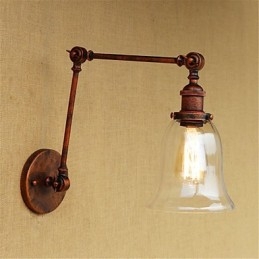 Landlig Retro Galvanisert Funksjon For Mini-Stil Øyebeskyttelse Omgivelseslys Svingarmlamper Vegglamper