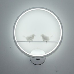 Soveromsvegglampe Nattbordslampe Og Den Kreative Personligheten Til Moderne Minimalistisk Sirkulær Trappekorridorvegglampe