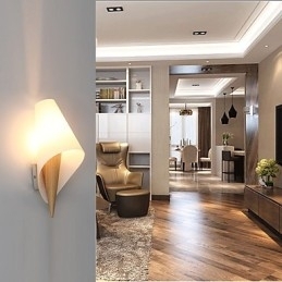 Moderne Og Samtidskunst I Ministil Med Omgivelseslys, Vegglampe