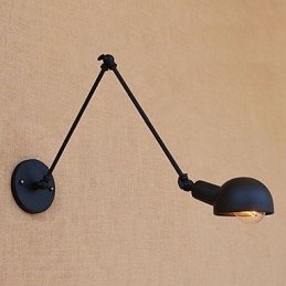 Enkel Vintage-Landlig Malingsfunksjon For Mini-Stil Svingarm Øyebeskyttelse Omgivelseslys Vegglampetter