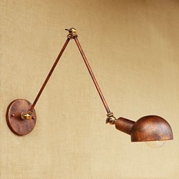 Enkel Vintage-Landlig Malingsfunksjon For Mini-Stil Svingarm Øyebeskyttelse Omgivelseslys Vegglampetter