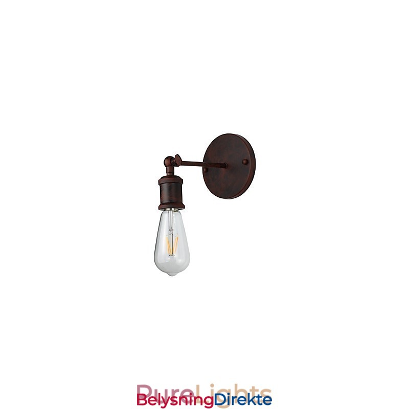 Vegglampe Vegglampe Veggjernsvegglampe Dum Black Lightsaber-Lampe På Veggen