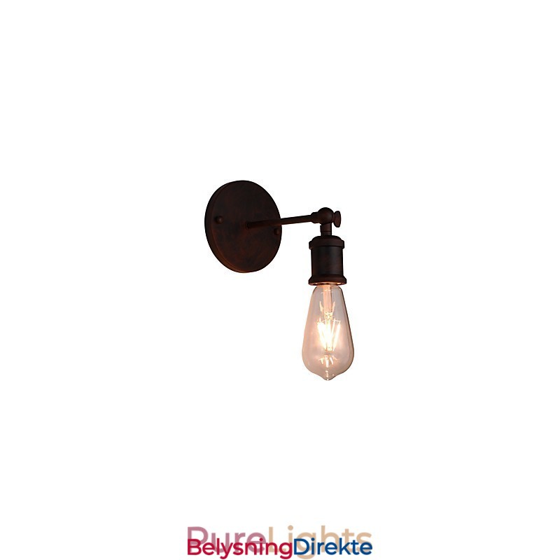 Vegglampe Vegglampe Veggjernsvegglampe Dum Black Lightsaber-Lampe På Veggen