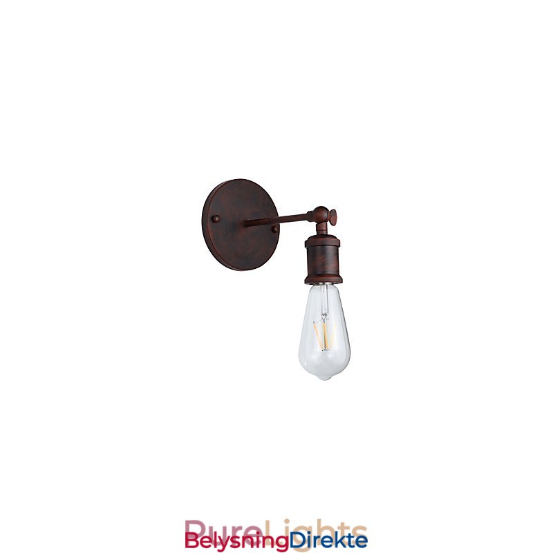 Vegglampe Vegglampe Veggjernsvegglampe Dum Black Lightsaber-Lampe På Veggen