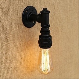 Rustikk Hyttemaling For Omgivelseslys Vegglampe Med Vegglampe