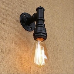 Rustikk Hyttemaling For Omgivelseslys Vegglampe Med Vegglampe