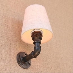 Rustikk Lodge Messingdetalj For Omgivelseslys Vegglampe Vegglampe