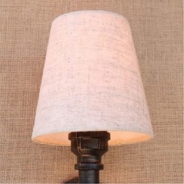 Rustikk Lodge Messingdetalj For Omgivelseslys Vegglampe Vegglampe