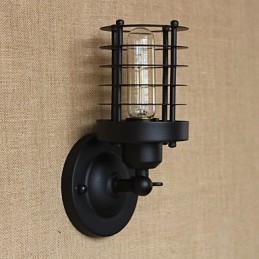 Rustikk Hytte Landlig Antikk Messingfunksjon For Omgivelseslys Vegglampe Vegglampe