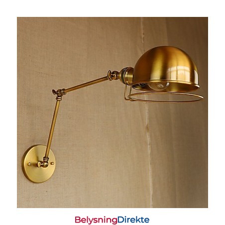 Industriell Retro Europeisk Stil Landsbykarakterbelysning Dekorativ Vegglampe Jernarm