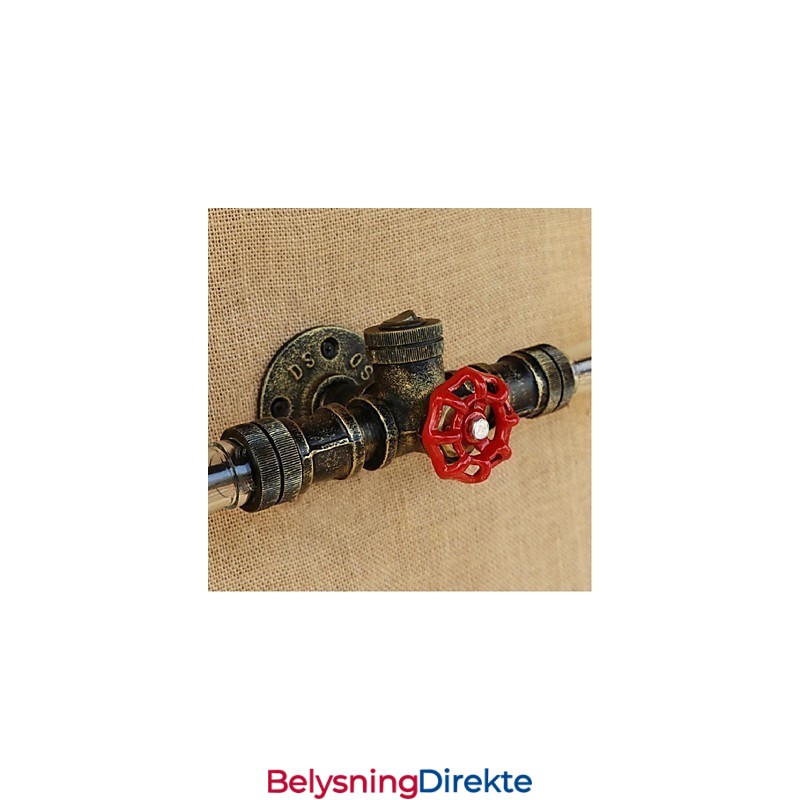 Retro Industri Vind Designer Vannflaskelampe Vegglampe Grå