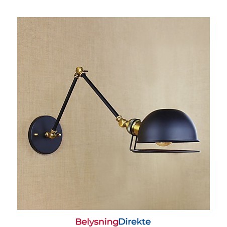 Industriell Retro Europeisk Stil Landsbykarakterbelysning Dekorativ Vegglampe Jernarm