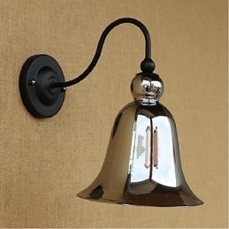 Rustikk Lodge Sølvfarget Detalj For Downlight Vegglampe