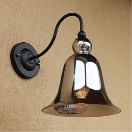 Rustikk Lodge Sølvfarget Detalj For Downlight Vegglampe