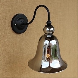 Rustikk Lodge Sølvfarget Detalj For Downlight Vegglampe