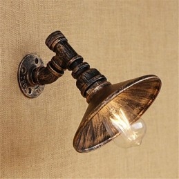 Landlig Retro-Maleri For Mini-Stil, Omgivelseslys, Vegglampe
