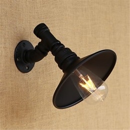 Landlig Retro-Maleri For Mini-Stil, Omgivelseslys, Vegglampe