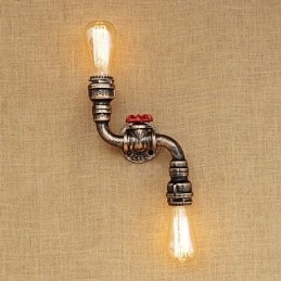 Rustikk Hytte Landlig Messingdetaljer For Mini-Stil Omgivelseslys Vegglampe Vegglampe