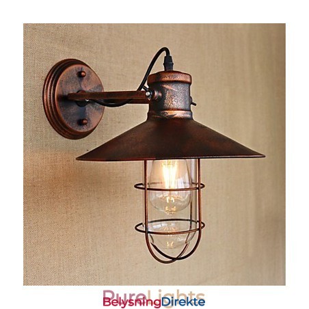 Rustikk Hytte, Landlig Retro-Maleri For Mini-Stil Downlight-Vegglamper