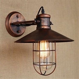 Rustikk Hytte, Landlig Retro-Maleri For Mini-Stil Downlight-Vegglamper