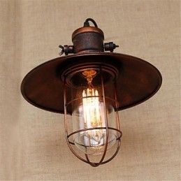 Rustikk Hytte, Landlig Retro-Maleri For Mini-Stil Downlight-Vegglamper