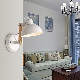 Vintage Tre Art Deco Metall Metall Rustikk Vegglampe Stue Spisestue Gang Vegglampe Svart Hvit Valgfritt