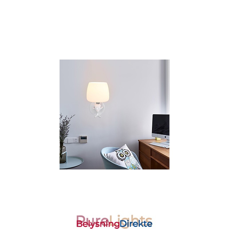 Moderne Samtidsmaleri Funksjon For Øyebeskyttelse Omgivelseslys Vegglampe Vegglampe