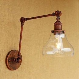 Landlig Retro Galvanisert Funksjon For Mini-Stil Øyebeskyttelse Omgivelseslys Svingarmlamper Vegglamper