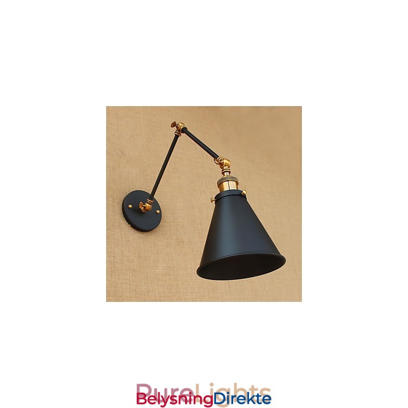 Vegglampe I Messing, Vintage, Industriell Vegglampe, Hjemmebelysning, Innendørsdekor, Vegglampe